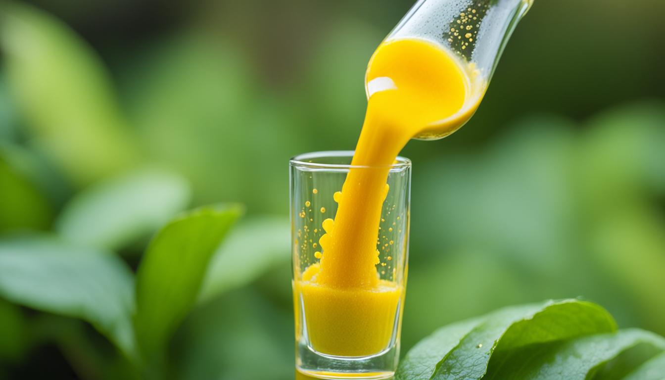 ginger and turmeric shots
