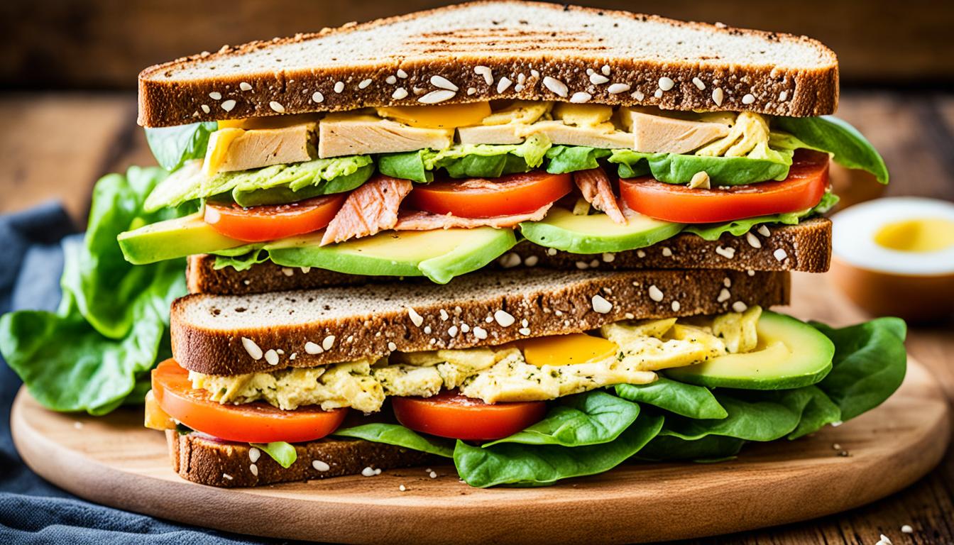 high protein sandwiches