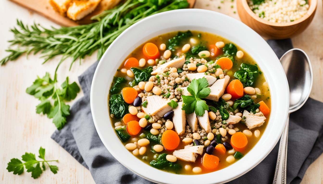 high protein soup