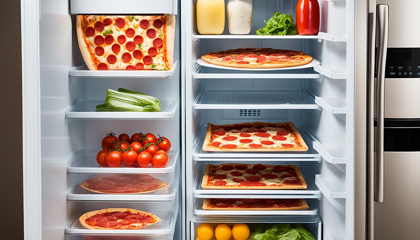 how long is pizza good for in the fridge