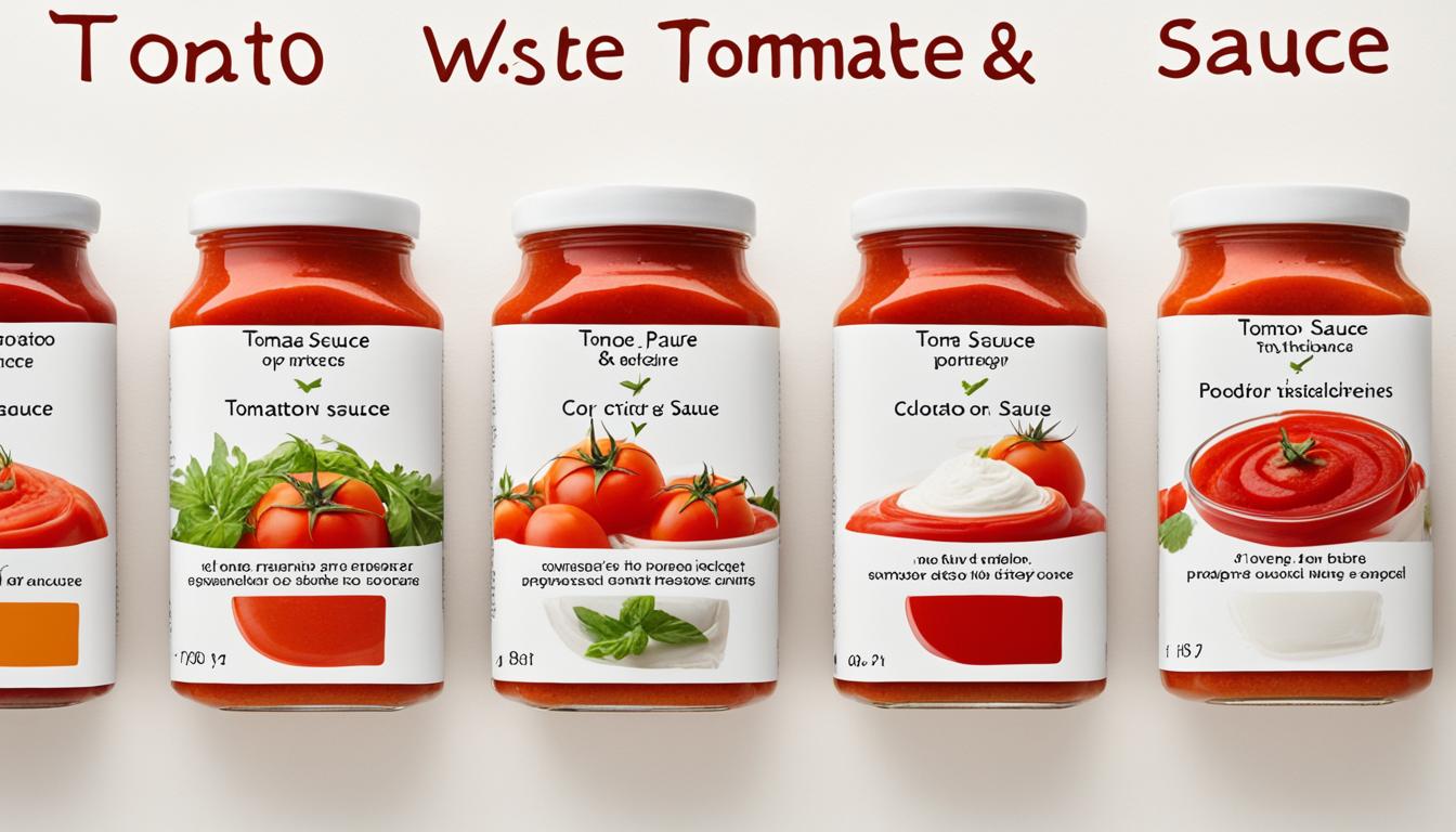 tomato puree vs sauce